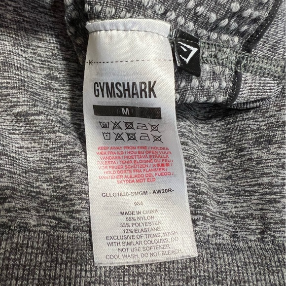 Gymshark Vital Seamless Leggings Size Women’s Medium Color Gray - Picture 6 of 8